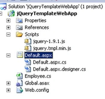 default asp page