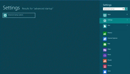 Advanced startup