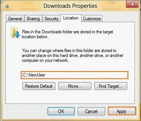 Downloads Properties