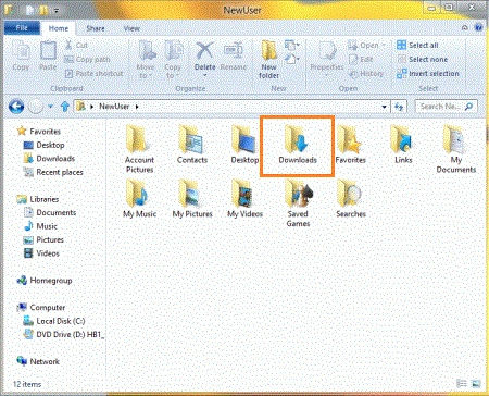 Downloads Folder