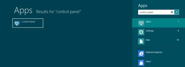 Control Panel
