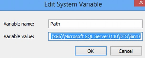 Edit system variable