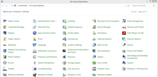 Large icons