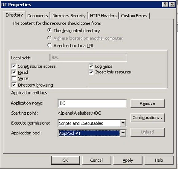 Pool dropdown