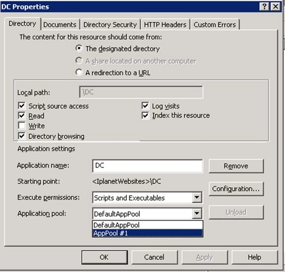 Dropdown list