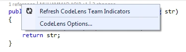 CodeLens Options