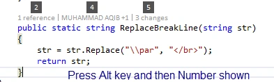 ReplaceBreakLine