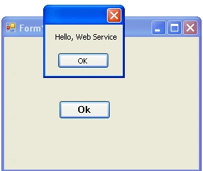 using web service in window application
