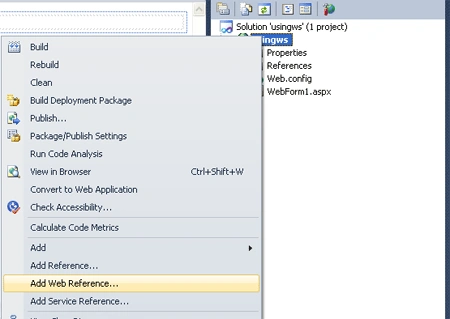 consuming web service using ajax