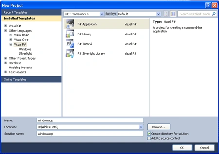 window form in f#