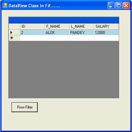 dataview in f#