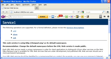 description property of webmethod