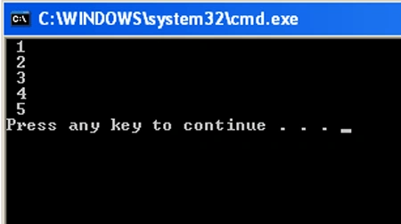 for loop with range