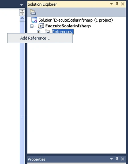 executescalar() in f#