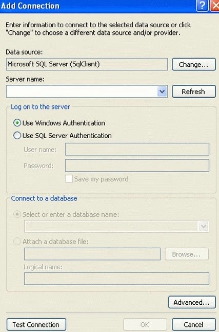 Add test connection  -