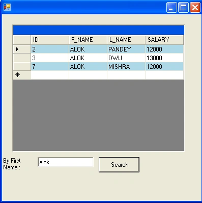 searching record in f#