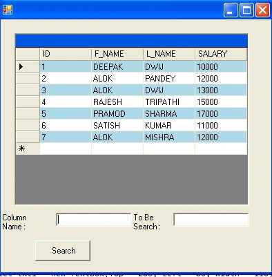 searching record in f#