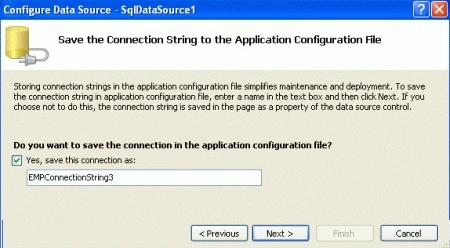 Configure data source