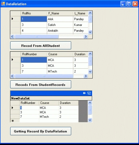 datarelation class in .net