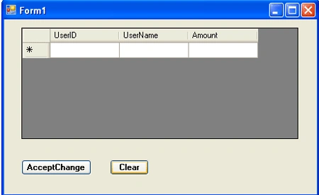 clear method of dataset