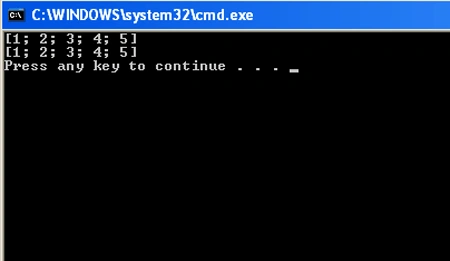 simple list in f#