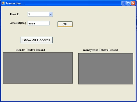 sqltransaction class in ado.net