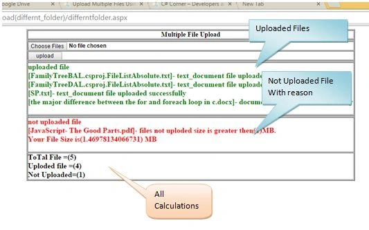 Multiple files