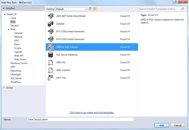 LinqToSqlClass