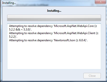 Installing