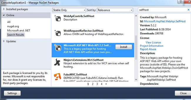 SelectPackages