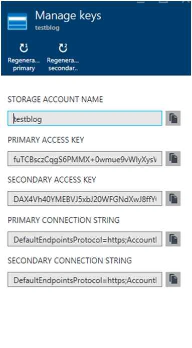 Manage keys