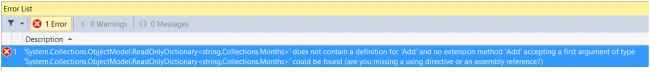 Dictionary in C#