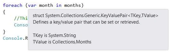 Dictionary in C#