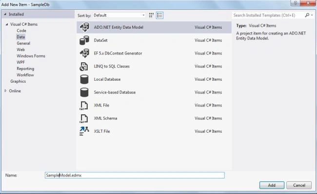 Entity Data Model