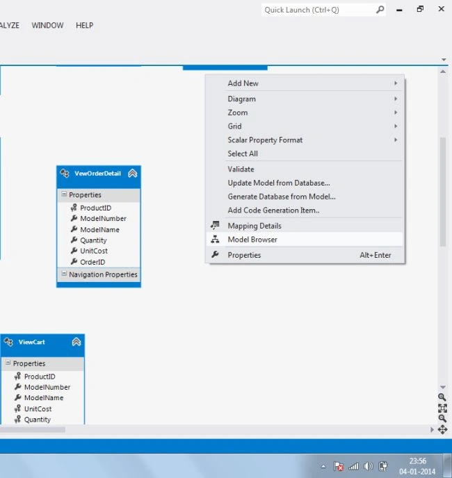 Model browser