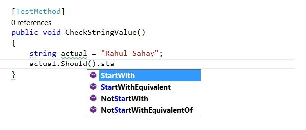 running the test