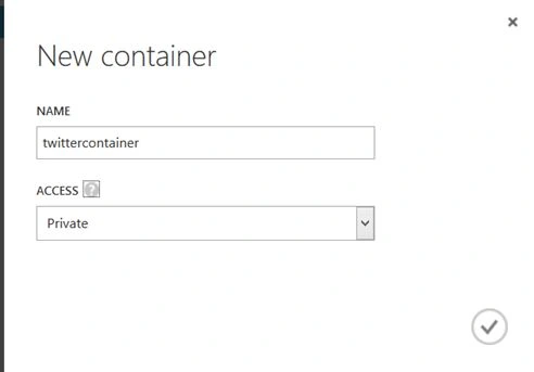 setup the new container