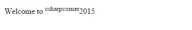HTML Subscripts Tag
