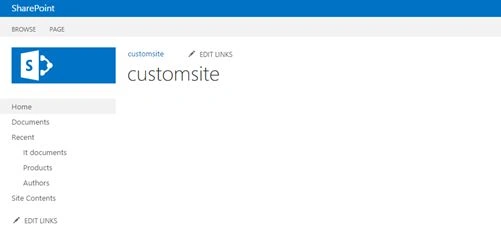 SharePoint team site