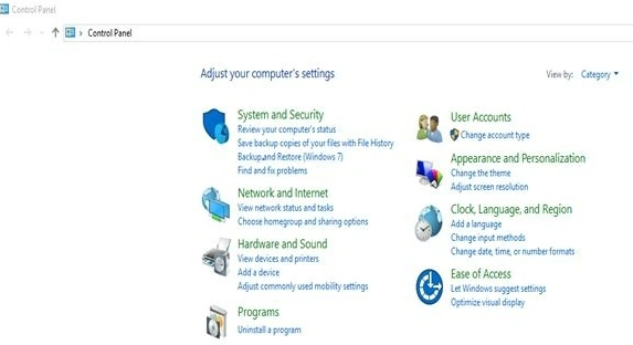 Control Panel