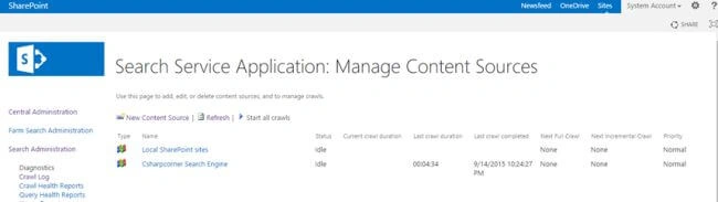 create new content source