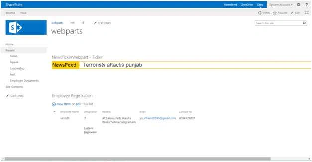 webpart