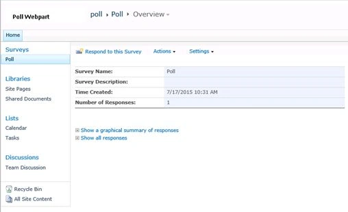 total responses