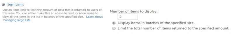 Change number of items