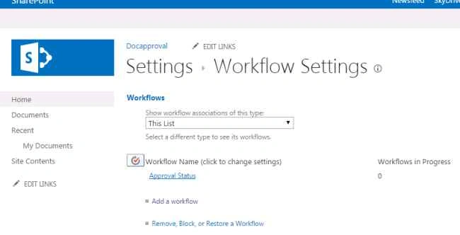 simple Approval Workflow