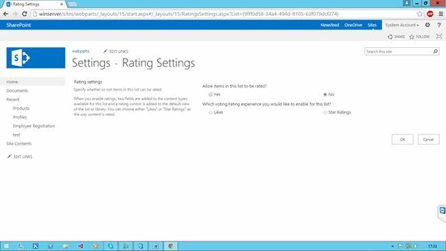 Default option