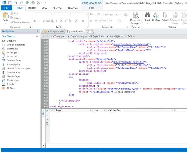 code in the bottom