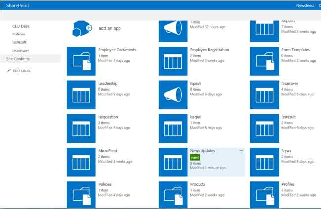 Create a custom list