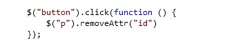 jQuery to Remove