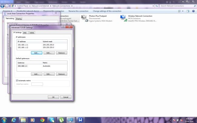 fill another ip